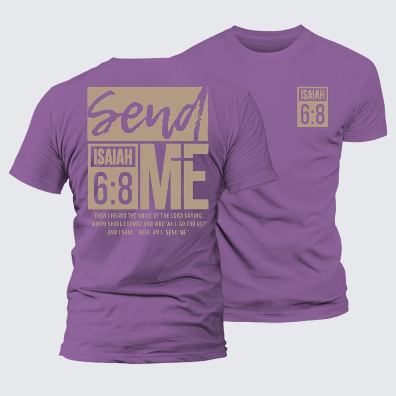 Luxe Mercerized Cotton Tee - Send Me
