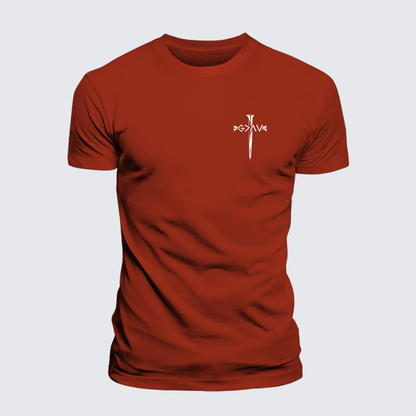 Luxe Mercerized Cotton Tee - God Is Greater Than Your Highs and Lows
