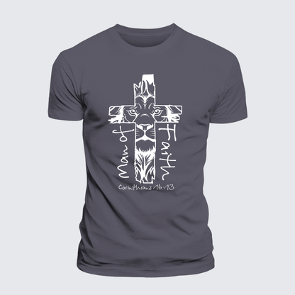 Luxe Mercerized Cotton Tee - Man Of Faith