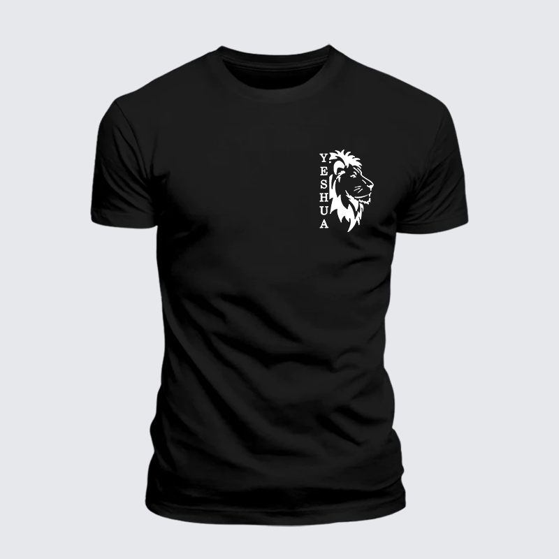 Luxe Mercerized Cotton Tee - Yeshua Lion