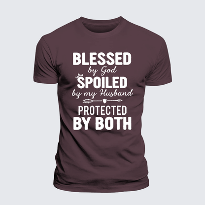 Luxe Mercerized Cotton Tee - God Bless