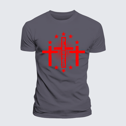 Luxe Mercerized Cotton Tee - Blessed Cross