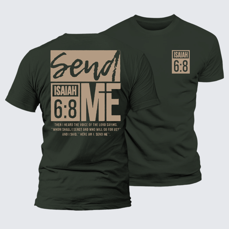 Luxe Mercerized Cotton Tee - Send Me