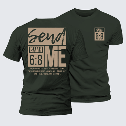 Luxe Mercerized Cotton Tee - Send Me