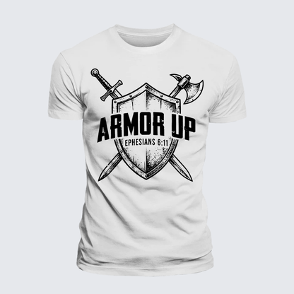 Luxe Mercerized Cotton Tee - Armor Up