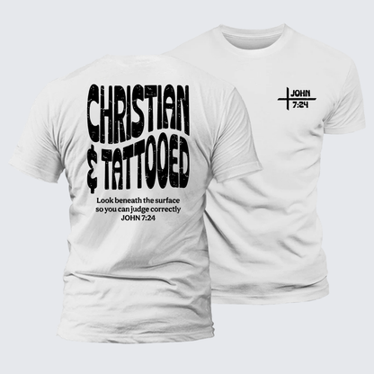 Luxe Mercerized Cotton Tee - Christian & Tattooed