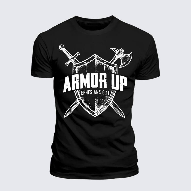 Luxe Mercerized Cotton Tee - Armor Up