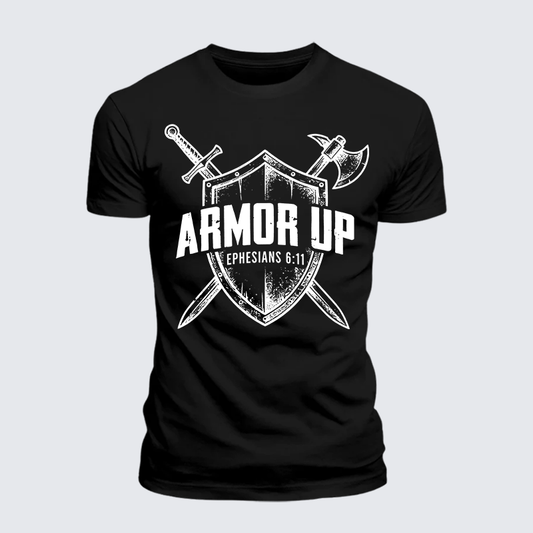 Luxe Mercerized Cotton Tee - Armor Up
