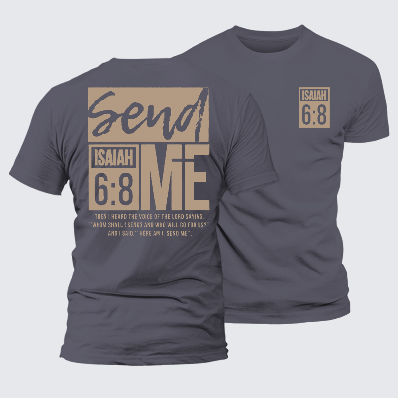 Luxe Mercerized Cotton Tee - Send Me