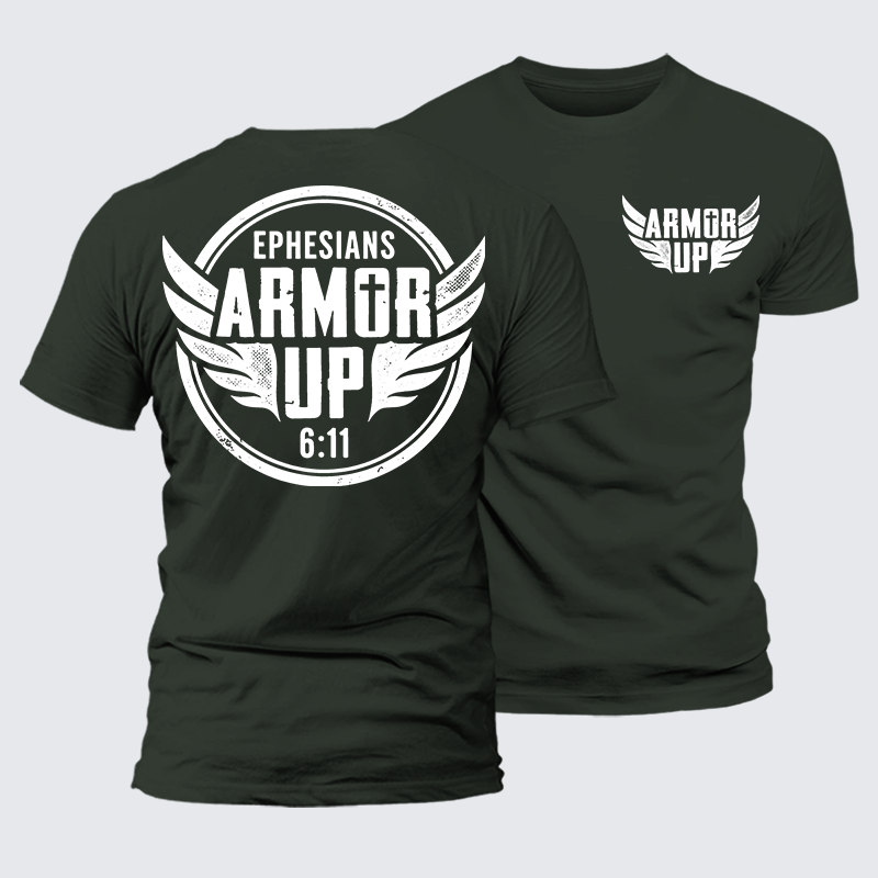 Luxe Mercerized Cotton Tee - Armor Up