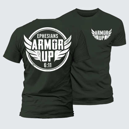 Luxe Mercerized Cotton Tee - Armor Up