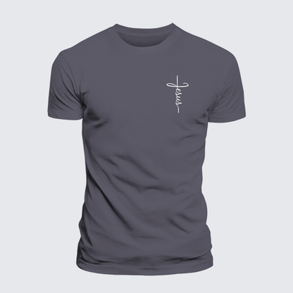 Luxe Mercerized Cotton Tee - Jesus Cross
