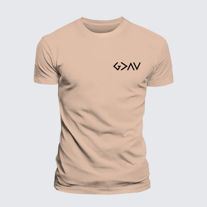 Luxe Mercerized Cotton Tee - God Is Greater Than The Highs And Lows