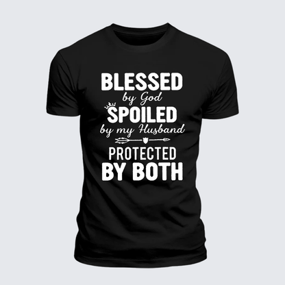 Luxe Mercerized Cotton Tee - God Bless