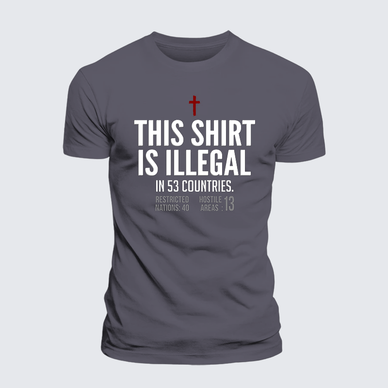 Luxe Mercerized Cotton Tee - This Shirt is Illegal