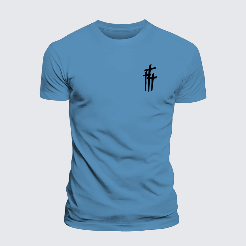 Luxe Mercerized Cotton Tee - Faith Printed