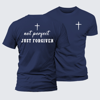 Luxe Mercerized Cotton Tee - Not Perfect Just Forgiven