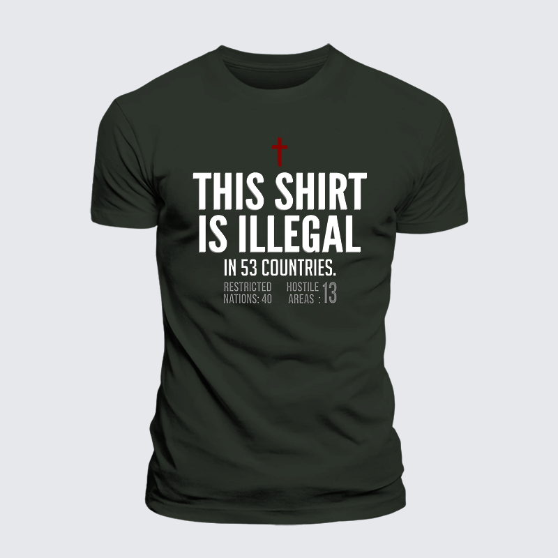Luxe Mercerized Cotton Tee - This Shirt is Illegal