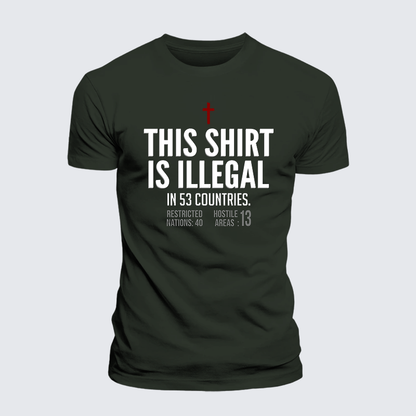 Luxe Mercerized Cotton Tee - This Shirt is Illegal