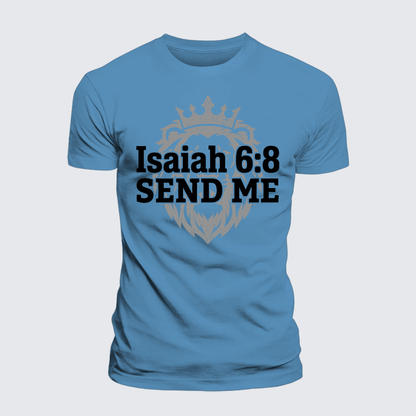 Luxe Mercerized Cotton Tee - Isaiah 6:8 - SEND ME