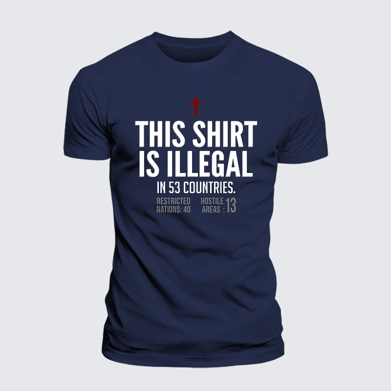 Luxe Mercerized Cotton Tee - This Shirt is Illegal