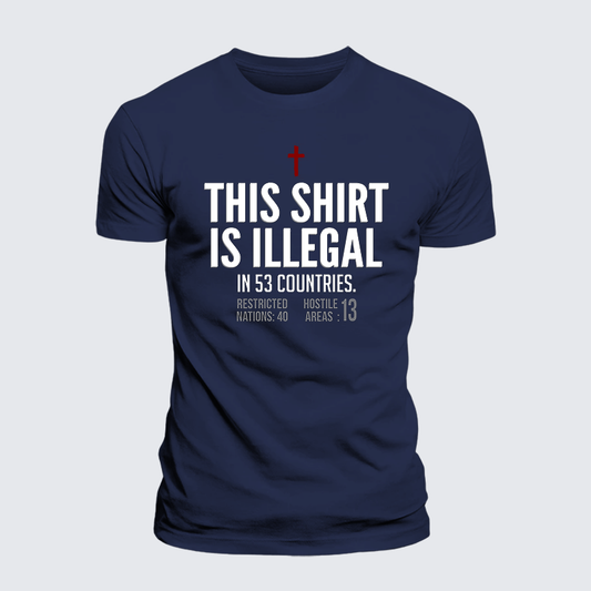 Luxe Mercerized Cotton Tee - This Shirt is Illegal