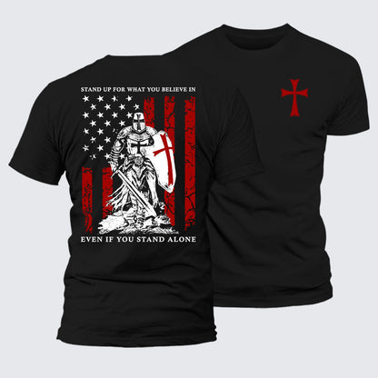 Luxe Mercerized Cotton Tee - Stand Up For What You Believe