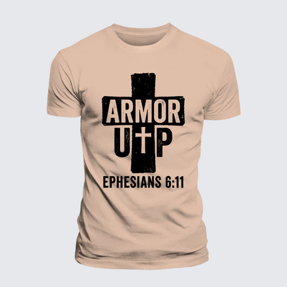 Luxe Mercerized Cotton Tee - Armor Up