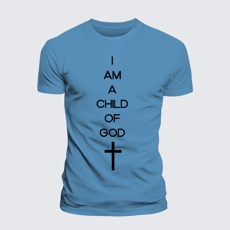 Luxe Mercerized Cotton Tee - I Am A Child Of God