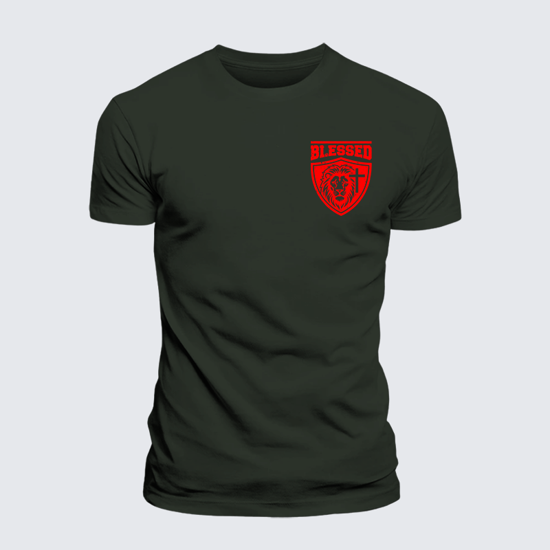 Luxe Mercerized Cotton Tee - Blessed Cross
