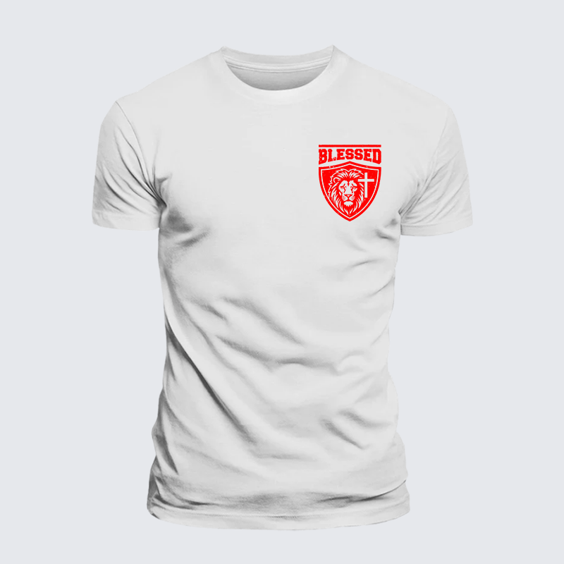 Luxe Mercerized Cotton Tee - Blessed Cross