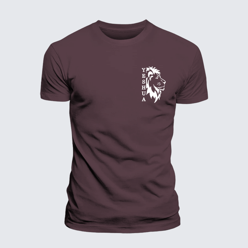 Luxe Mercerized Cotton Tee - Yeshua Lion