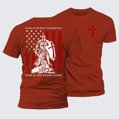 Luxe Mercerized Cotton Tee - Stand Up For What You Believe