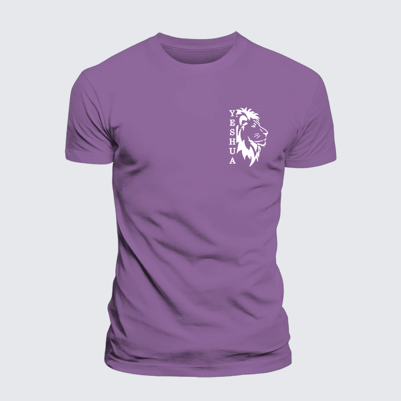 Luxe Mercerized Cotton Tee - Yeshua Lion
