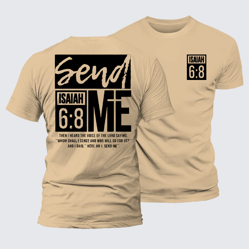 Luxe Mercerized Cotton Tee - Send Me