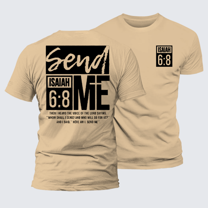 Luxe Mercerized Cotton Tee - Send Me