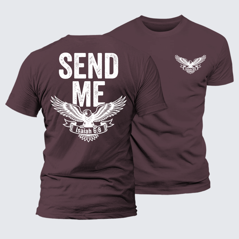 Luxe Mercerized Cotton Tee - Isaiah 6:8 - SEND ME