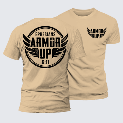 Luxe Mercerized Cotton Tee - Armor Up
