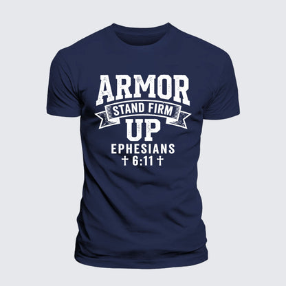 Luxe Mercerized Cotton Tee - Armor Up