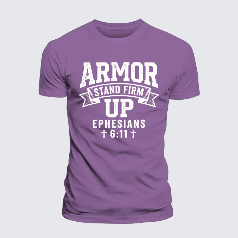Luxe Mercerized Cotton Tee - Armor Up