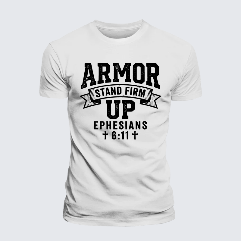 Luxe Mercerized Cotton Tee - Armor Up