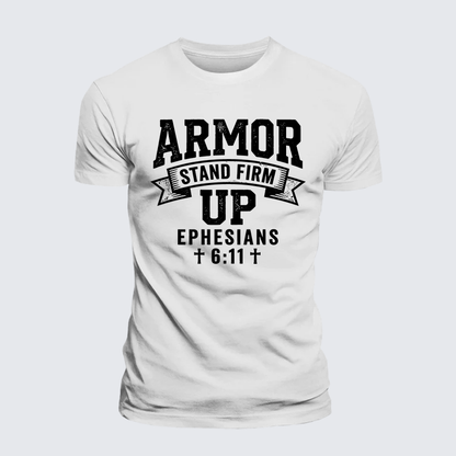 Luxe Mercerized Cotton Tee - Armor Up