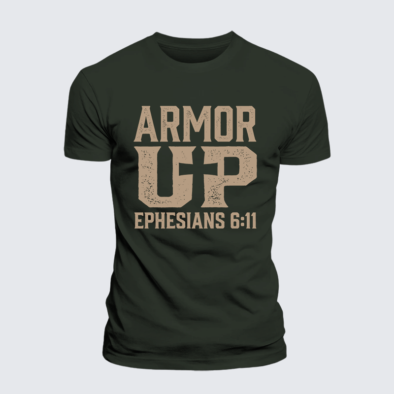 Luxe Mercerized Cotton Tee - Armor Up