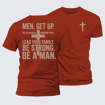 Luxe Mercerized Cotton Tee - Men Get Up