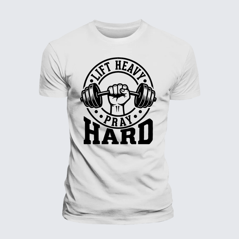 Luxe Mercerized Cotton Tee - Lift Heavy Pray Hard