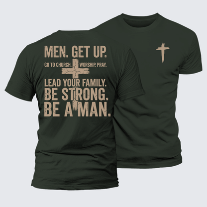 Luxe Mercerized Cotton Tee - Men Get Up