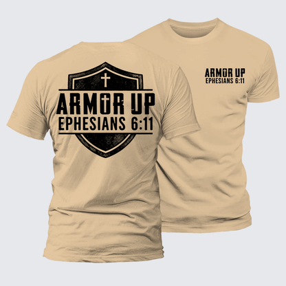 Luxe Mercerized Cotton Tee - Armor Up
