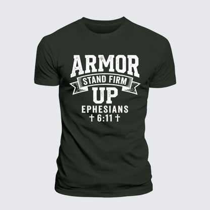 Luxe Mercerized Cotton Tee - Armor Up