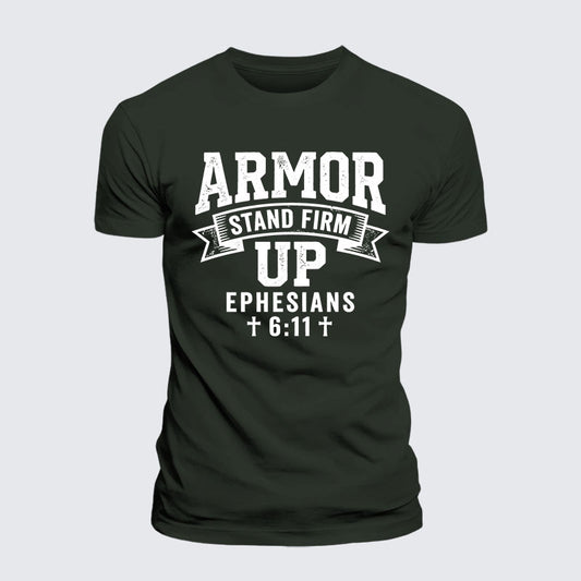 Luxe Mercerized Cotton Tee - Armor Up