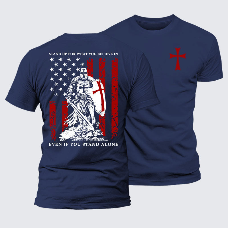 Luxe Mercerized Cotton Tee - Stand Up For What You Believe